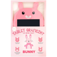 Rašymo - piešimo lentelė vaikiška rožinė Setty Bunny